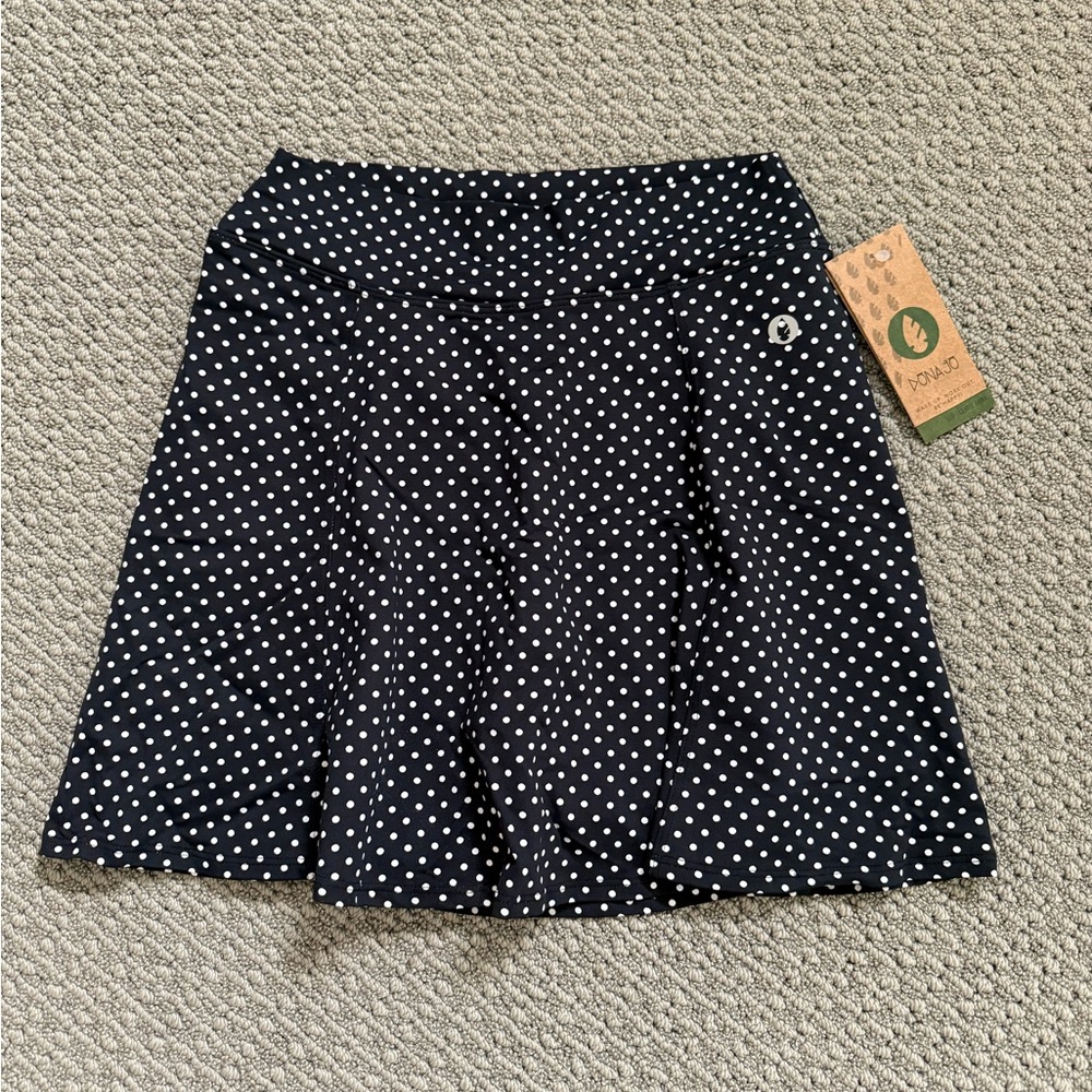 Polka Dot Black Skirt